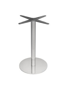 Bolero Tafelpoot RVS | Salontafel hoogte 40 cm.