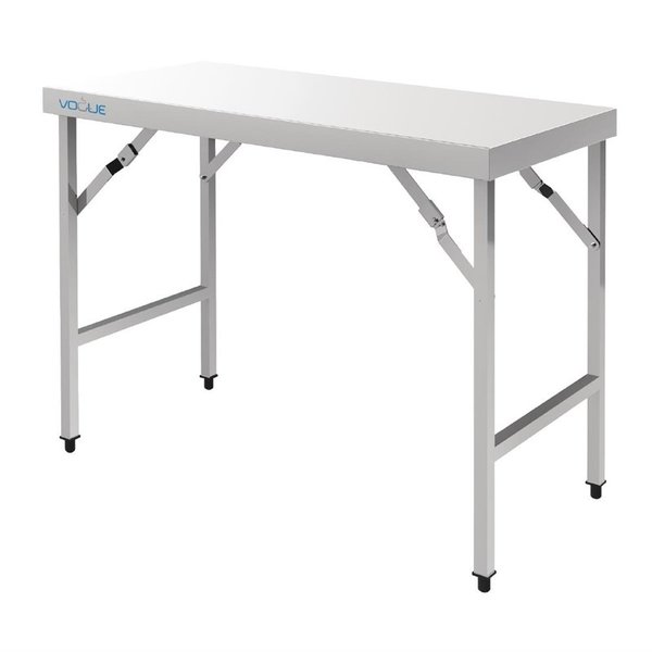 Vogue Vogue Inklapbare RVS Werktafel | 120x60x(H)90cm