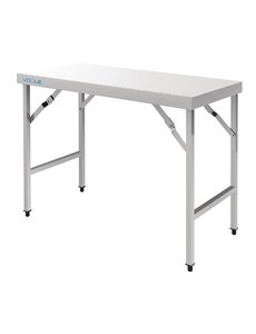 Vogue Werktafel inklapbaar RVS | 180x60xH90cm