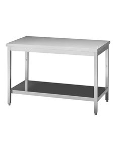 Multinox Werktafel | Met onderblad | RVS | 140x70x(H)87cm