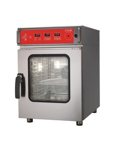 Gastro-M Combisteamer met 6 x GN1/1 in lengterichting | 400V / 7.8kW | 51.7x89xH77cm.