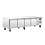 Polar Koelwerkbank met 4 deuren | Laag model | -2°C tot +8°C | 65Hx223x70cm.