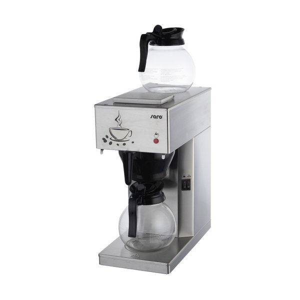 Saro Koffiezetapparaat met 2x glazen kan à 1,8 Liter | 20x38x43cm