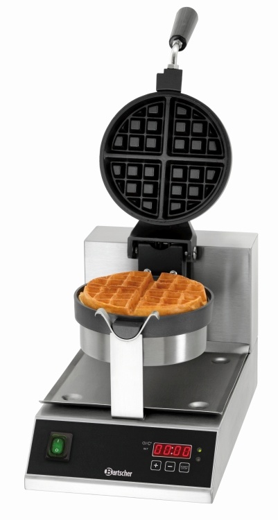 Bartscher Wafelijzer Deluxe | 1000W | 26x50,5x(H)32cm, foto 2 van 5
