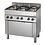 Modular Modular 600 Gasfornuis met 5 Branders | Gasoven  | Elektrische Grill | 17400W | 85(H)x90x60cm