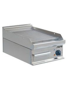 Saro Elektrische Bakplaat | Geribde Plaat | 400V/5.4kW | 40x70x(H)27cm