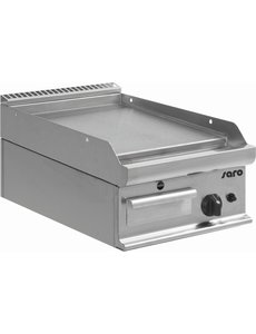 Saro Bakplaat op Gas | Gladde Plaat | 6kW Gas | 40x70x(H)27cm