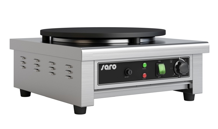 Saro Crêpe Bakplaat Merle | 230V/3kW | 45x49x(H)23,5cm