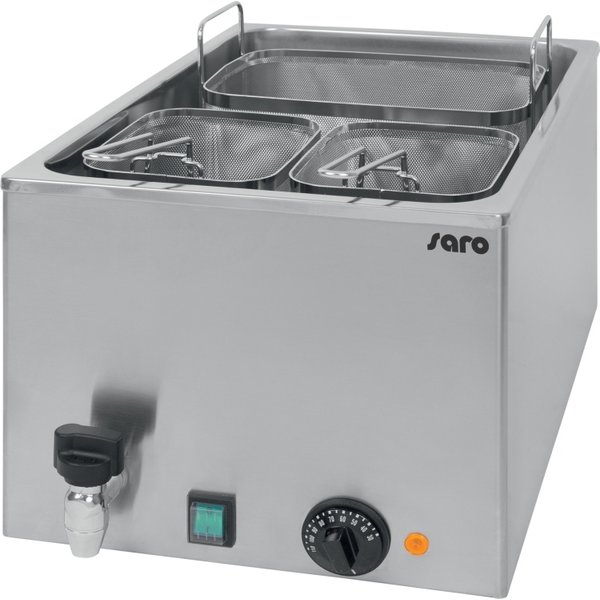 Saro Elektrische Pastakoker met Aftapkraan  | 230V/3.2kW | 34x54x(H)28cm