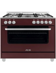 Saro Gasfornuis met 5 Branders en Elektrische Oven | 230V/ Gas | 90x60x(H)85cm