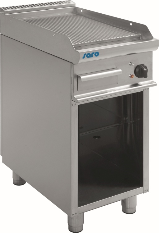 Saro Bakplaat Elektrisch | Saro | Geribd | 5,4kW | 40x70x(H)85cm