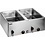 Saro Bain Marie met Aftapkraan Duo |  0/ +100 °C | 2x 1kW | 69x60x(H)24,5cm