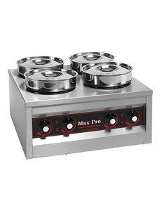 Max-Pro Thermosystem foodwarmer hotpot 4x 4,5 liter | 1000W