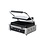 Saro Contactgrill Elektrische | Gegroefde Platen | 230V/2,2kW | 44x41x(H)19cm