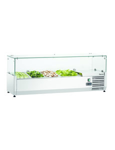 Bartscher Opzetkoelvitrine voor 3x1/3GN+1x1/2GN | 1200 mm.