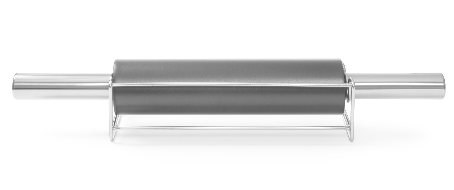 Hendi Deegroller met glijlagers met standaard | Rolbreedte 25 cm.