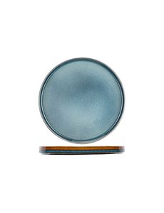 Cosy & Trendy Quintana Blue plat bord | Ø14cm | Per 6 stuks