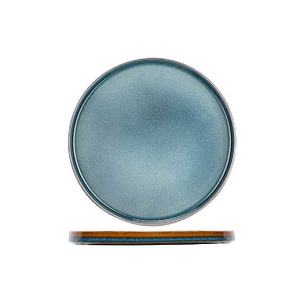 Cosy & Trendy Quintana Blue plat bord | Ø27,5cm | Per 4 stuks