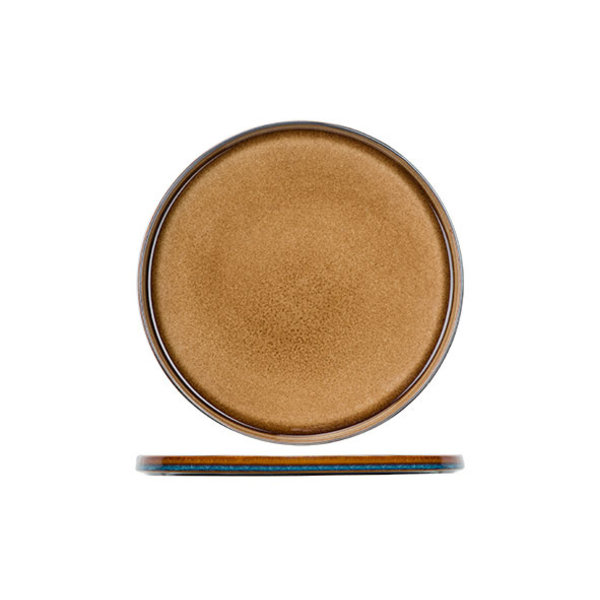 Cosy & Trendy Quintana Amber plat bord | Ø32,5cm | Per 2 stuks