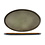 Cosy & Trendy Quintana Green ovaal plat bord | 35,5x23,5cm | Per 2 stuks