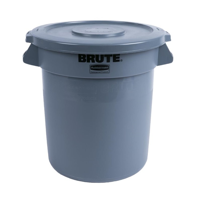 Rubbermaid Brute ronde afvalcontainer 37 liter | Ø40xH43 cm., foto 2 van 2