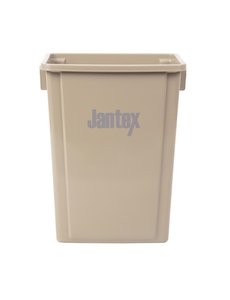 Jantex Afvalbak 56 Liter polypropyleen beige  | 44x32xH58 cm.