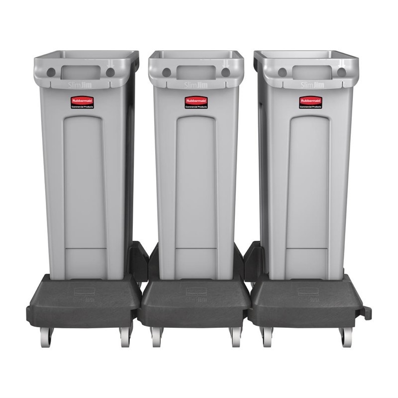 Rubbermaid Rubbermaid Wielbasis voor Slim Jim Containers, foto 3 van 3
