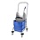 Jantex Jantex Mopemmer met wringer en RVS Wagen Deluxe 24 Liter | Blauw