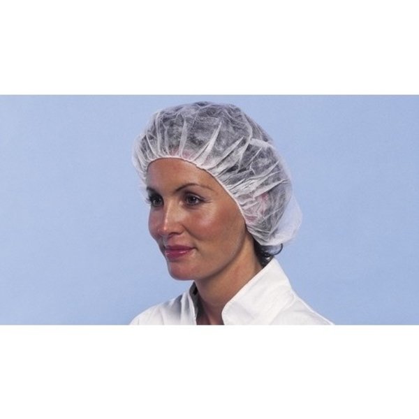Hoofddeksel Baret Non-Woven Wit | 1000 stuks