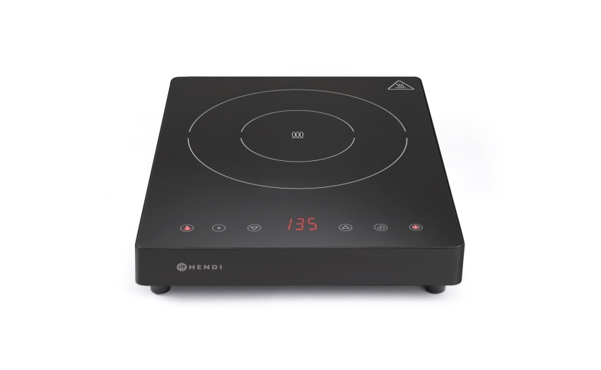 Hendi Inductiekookplaat 2000W Kitchen Line | 29,3x37,3x5,6cm