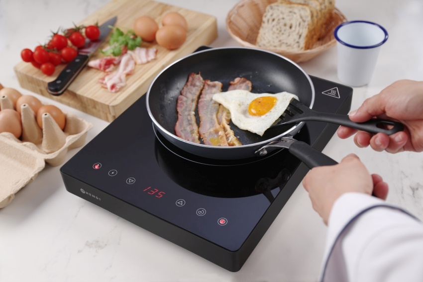 Hendi Inductiekookplaat 2000W Kitchen Line | 29,3x37,3x5,6cm, foto 4 van 4