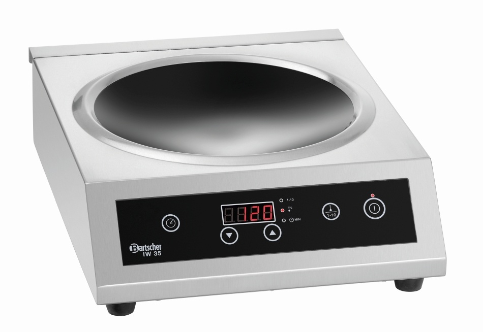 Bartscher Inductiewok 3500W geschikt voor wokpan 105981