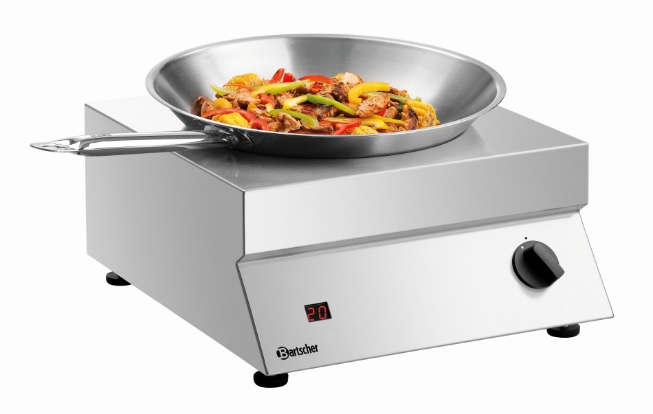 Bartscher Inductiewok | 400V / 7000W | 40x45,5xH18cm, foto 2 van 2