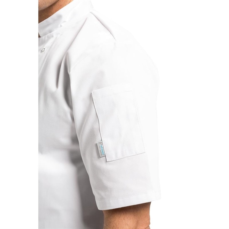 Whites Koksbuis Korte Mouw | Whites Vegas | Wit | Unisex, foto 2 van 6