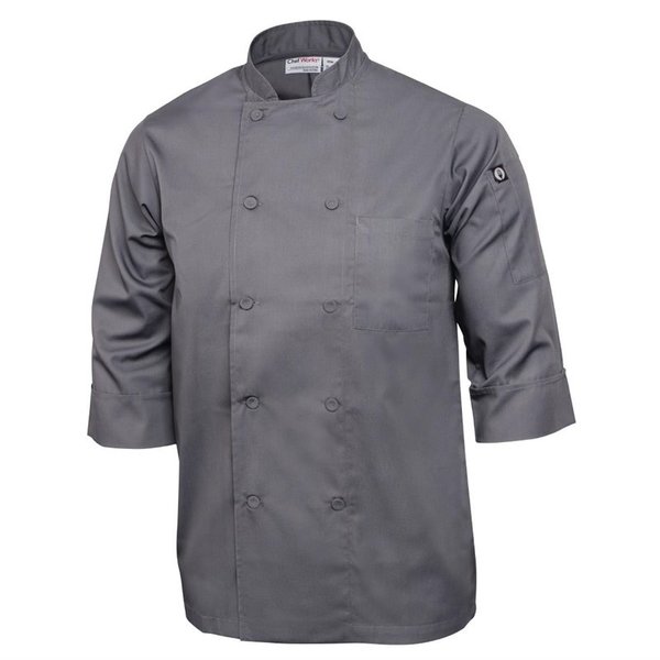 Chef Works Koksbuis Korte Mouw | Chef Works | Grijs | Unisex