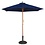 Bolero Bolero Parasol rond  Ø2.5 meter blauw | Hoogte 2.4 meter