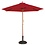 Bolero Bolero Parasol rond  Ø2.5 meter rood | Hoogte 2.4 meter