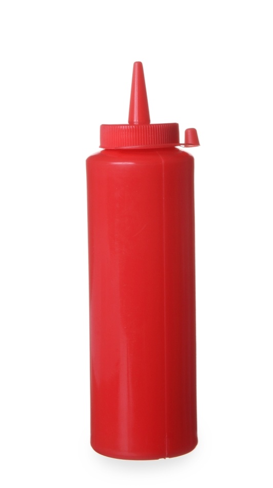Hendi Hendi Sausdispenser Flacon 20cl | Rood | Ø5x(H)18,5cm
