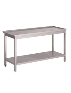 Gastro-M Afvoertafel voor doorschuifvaatwasser HT50 | 85Hx60x59cm