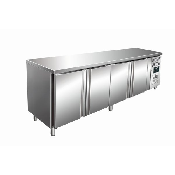 Saro Saro Koelwerkbank met 4 deuren | Kylja 4100 TN | 223x70x(H)89-95cm