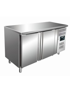 Saro Koelwerkbank met 2 deuren | Kylja 2100 TN | 136x70x(H)89-95cm