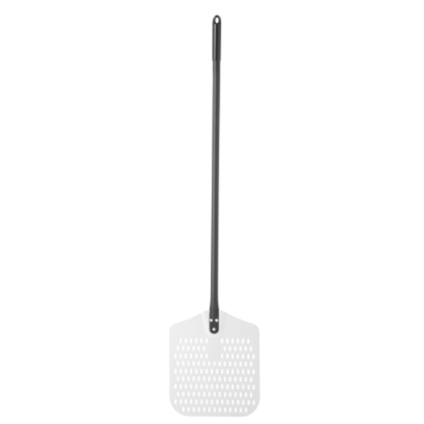 Hendi Aluminium Pizzaschep Geperforeerd Vierkant Lengte 135 cm. | Blad 31x35cm.