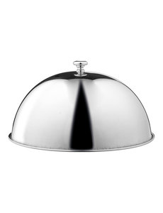 EMGA Cloche met knop RVS |  Ø 24 cm.