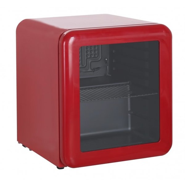 Exquisit Exquisit Mini Koelkast KB50-Retrored | 48 Liter | Rood | 43x50x(H)50cm