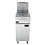 Combisteel Aardgas friteuse met onderstel en 2 manden | 21 liter | 24kW | Pitco Look a Like