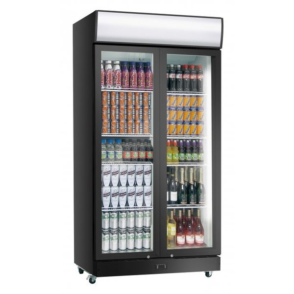 Exquisit Exquisit Display Koelkast met Lichtbak ELDC1011HD | 960 Liter | 120x69x(H)200cm