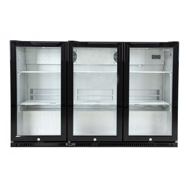 Husky Husky Backbar koeling met 3 klapdeuren 301 liter | 135x52xH87cm