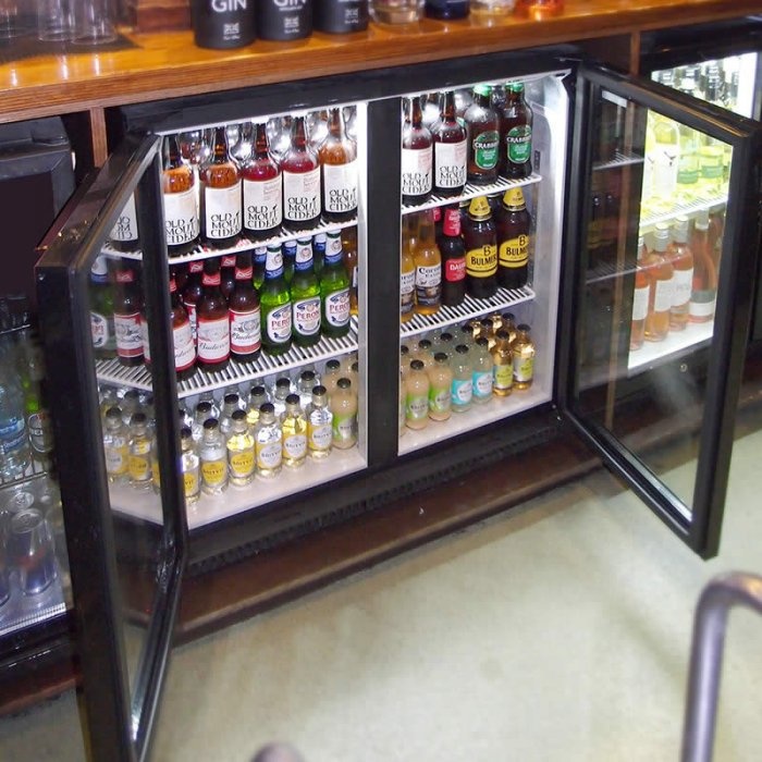 Husky Backbar Koeling met 2 deuren | 186 Liter | 87x52x(H)87cm, foto 6 van 6