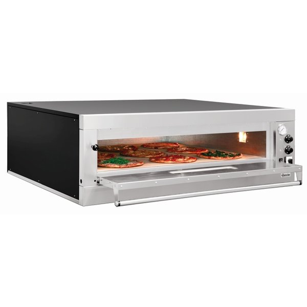 Bartscher Bartscher Pizzaoven voor 9 Pizza's Ø 33 cm. | 400V / 12kW |  B1.310xD1.270xH420 mm.