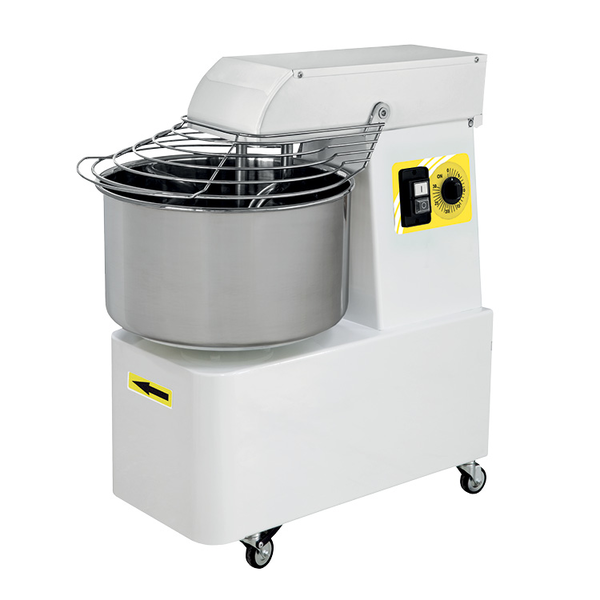 Gastro-Inox Spiraalmixer met vaste Kom en Kop | 16 Liter  | 230V  | 750Watt